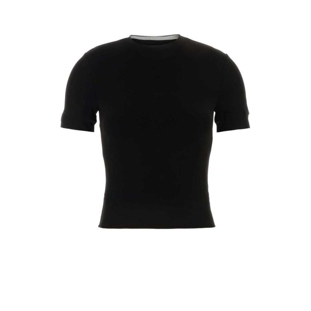 Maison Margiela Women Black Jersey Top